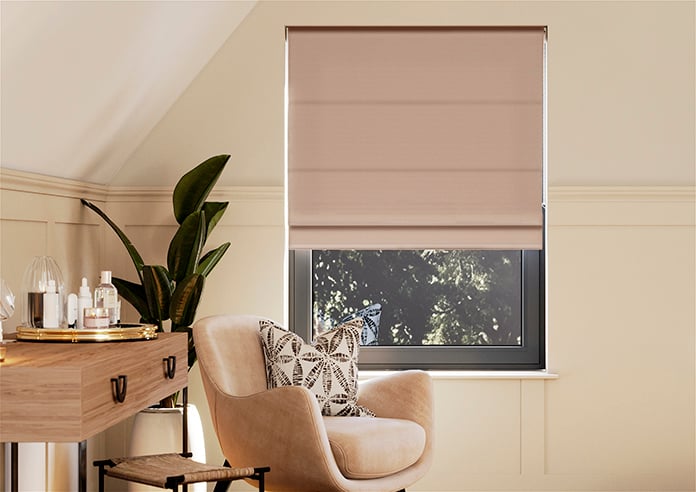 Cortona, Warm Rose - Roman Blind - Image 3